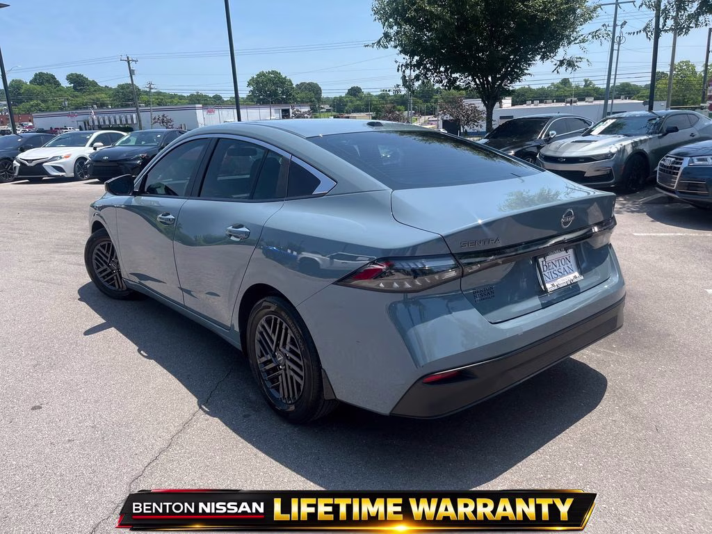 2026 Atlantic Gray Metallic Nissan Sentra SV FWD Sedan