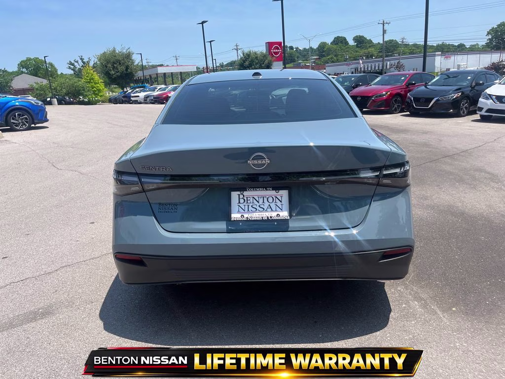 2026 Atlantic Gray Metallic Nissan Sentra SV FWD Sedan