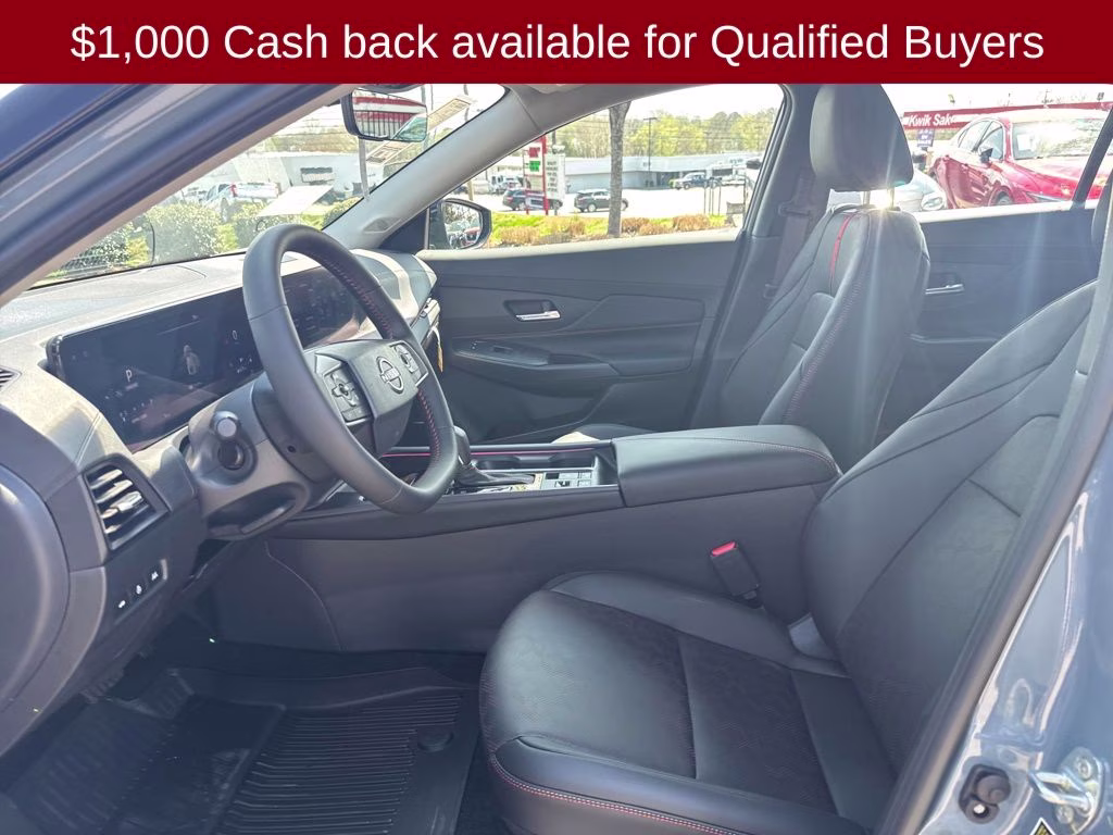 2026 Atlantic Gray/Super Black Nissan Sentra SR FWD Sedan