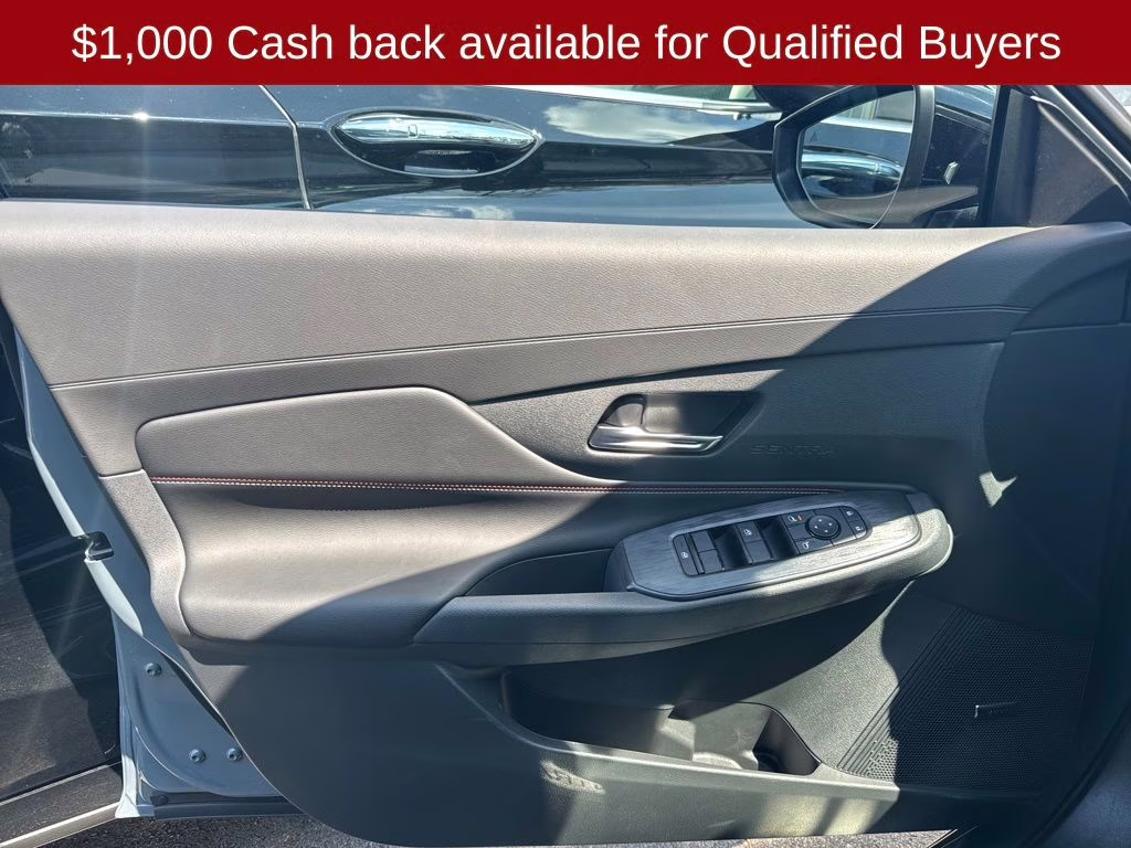 2026 Atlantic Gray/Super Black Nissan Sentra SR FWD Sedan