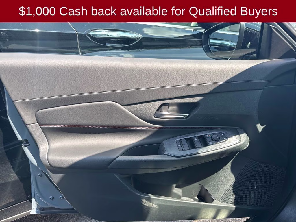 2026 Atlantic Gray/Super Black Nissan Sentra SR FWD Sedan