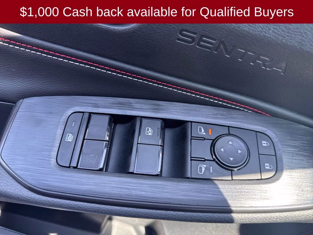 2026 Atlantic Gray/Super Black Nissan Sentra SR FWD Sedan