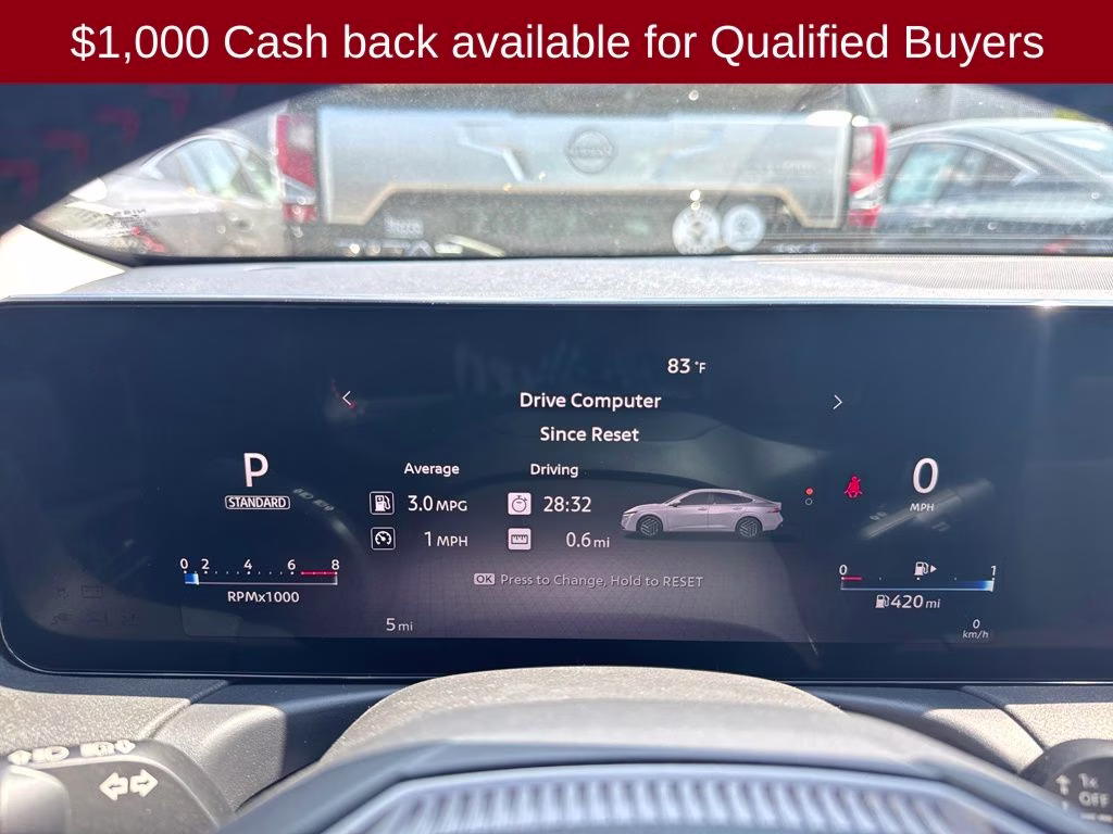 2026 Atlantic Gray/Super Black Nissan Sentra SR FWD Sedan
