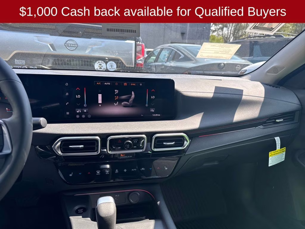 2026 Atlantic Gray/Super Black Nissan Sentra SR FWD Sedan