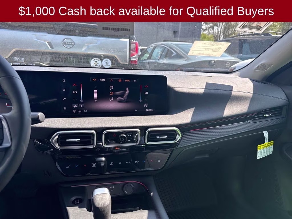 2026 Atlantic Gray/Super Black Nissan Sentra SR FWD Sedan