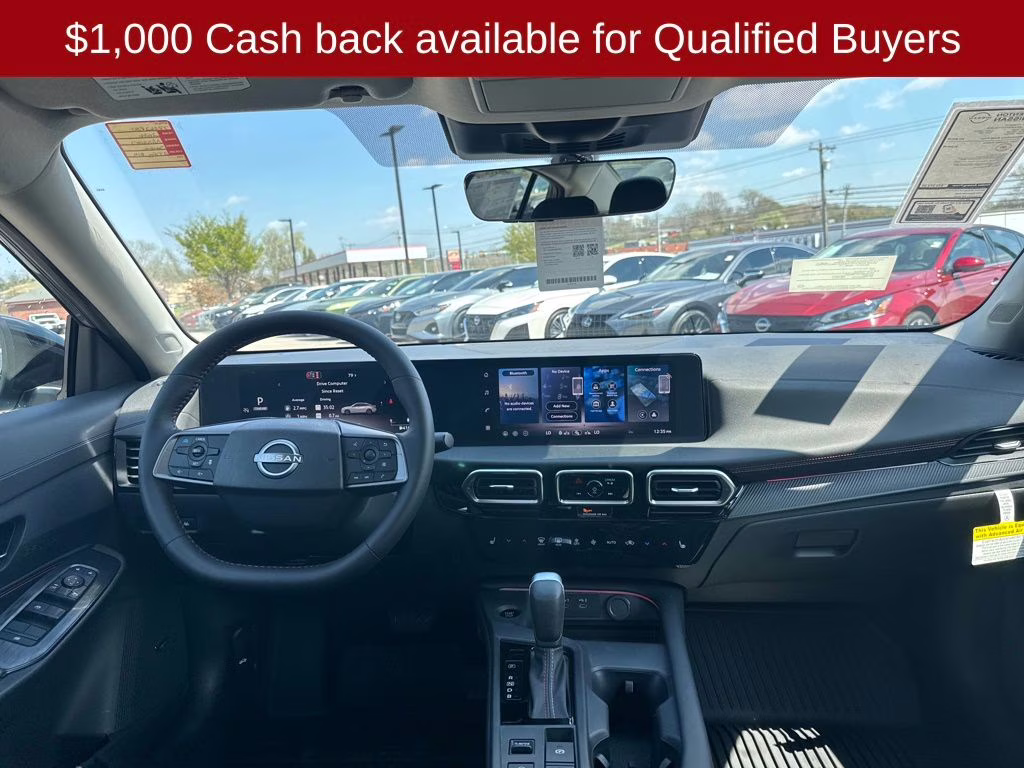 2026 Atlantic Gray/Super Black Nissan Sentra SR FWD Sedan