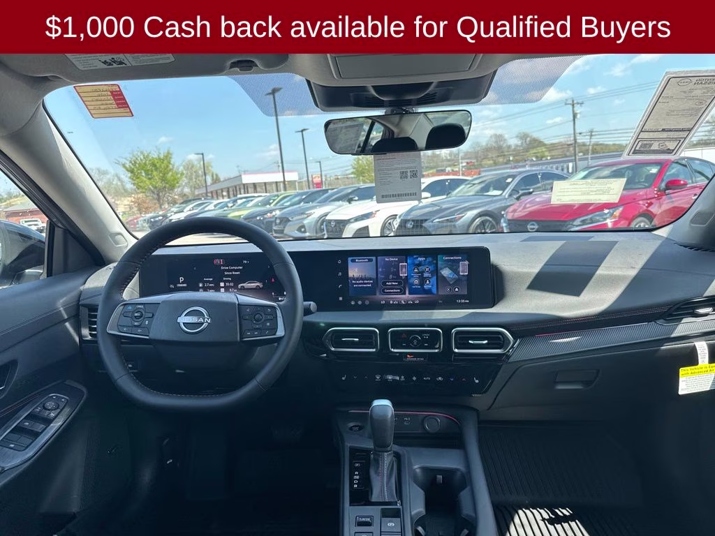 2026 Atlantic Gray/Super Black Nissan Sentra SR FWD Sedan