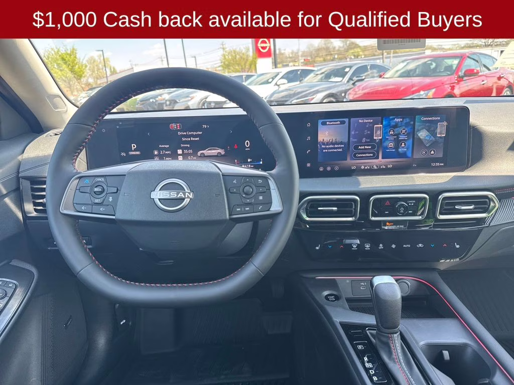 2026 Atlantic Gray/Super Black Nissan Sentra SR FWD Sedan