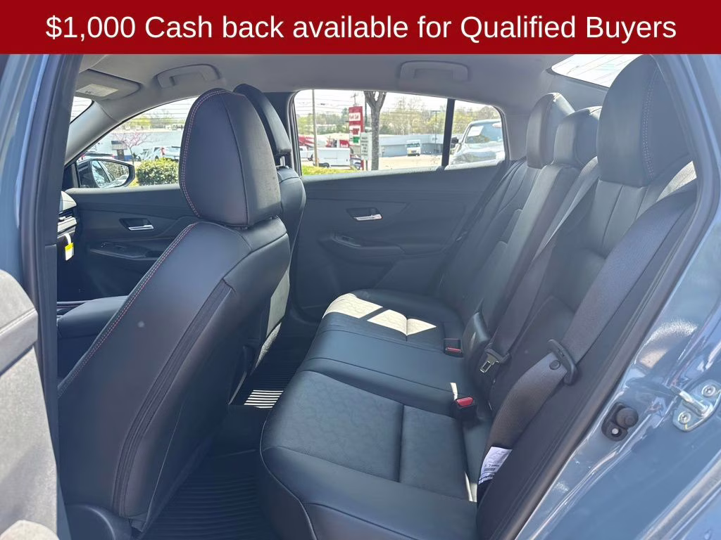 2026 Atlantic Gray/Super Black Nissan Sentra SR FWD Sedan