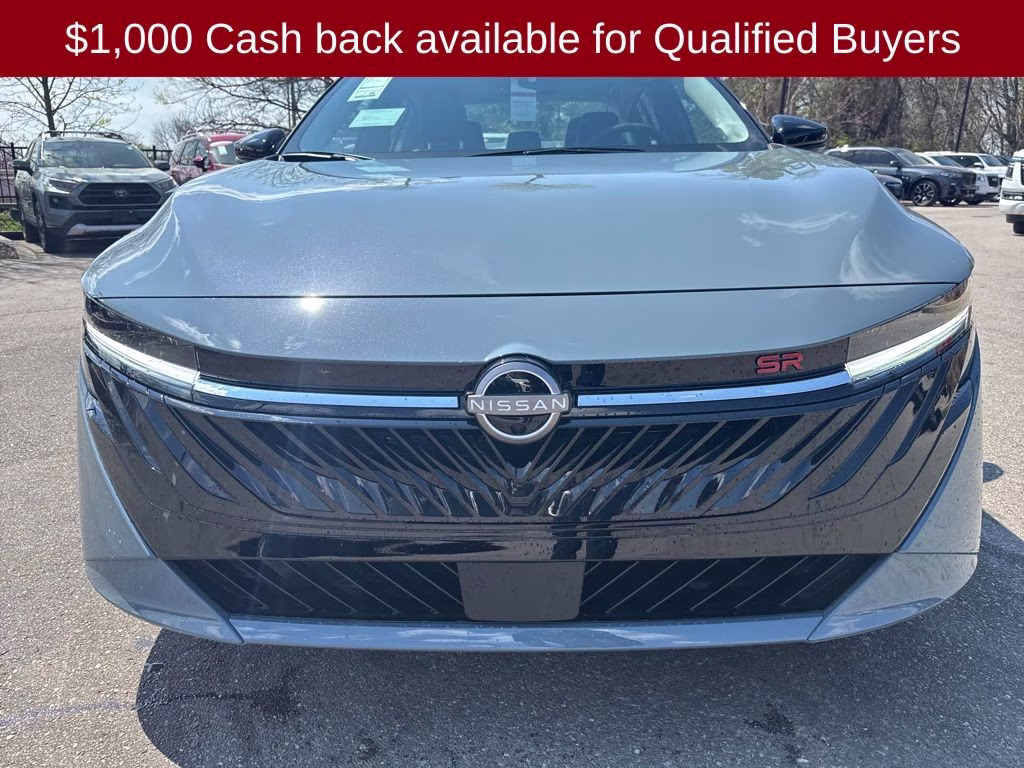 2026 Atlantic Gray/Super Black Nissan Sentra SR FWD Sedan