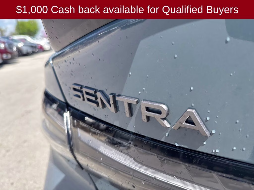 2026 Atlantic Gray/Super Black Nissan Sentra SR FWD Sedan