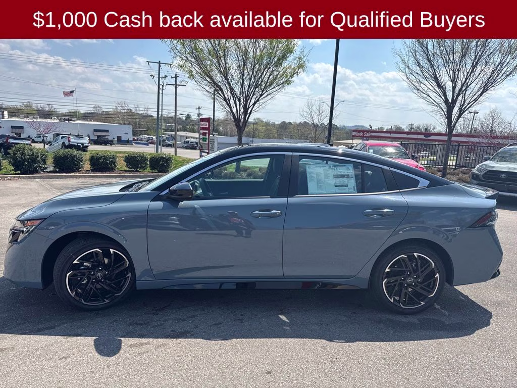2026 Atlantic Gray/Super Black Nissan Sentra SR FWD Sedan