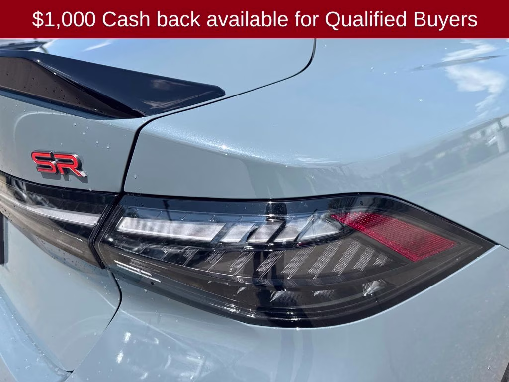 2026 Atlantic Gray/Super Black Nissan Sentra SR FWD Sedan
