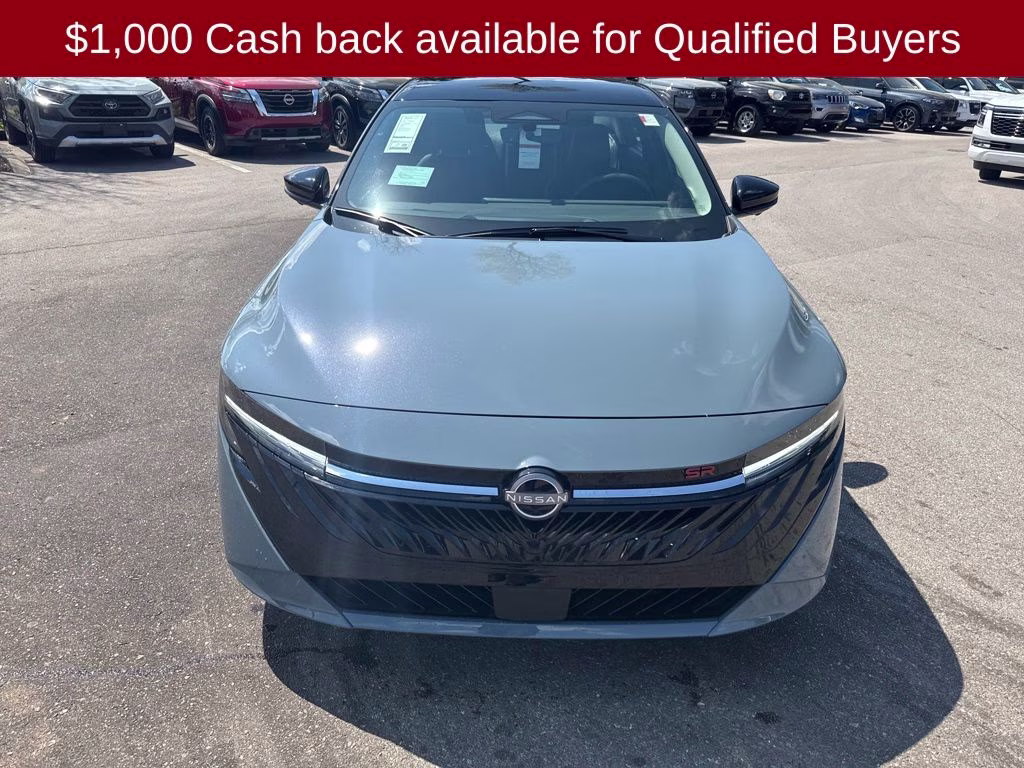 2026 Atlantic Gray/Super Black Nissan Sentra SR FWD Sedan
