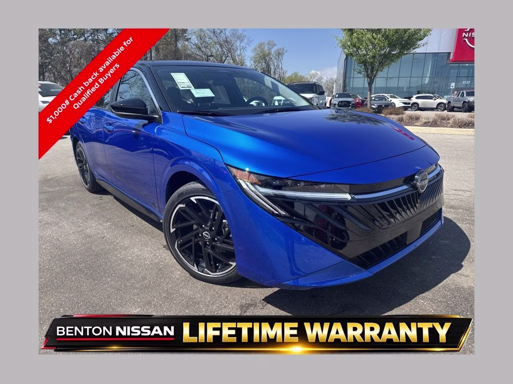 2026 Bluestone Pearl/Super Blk Nissan Sentra SR FWD Sedan