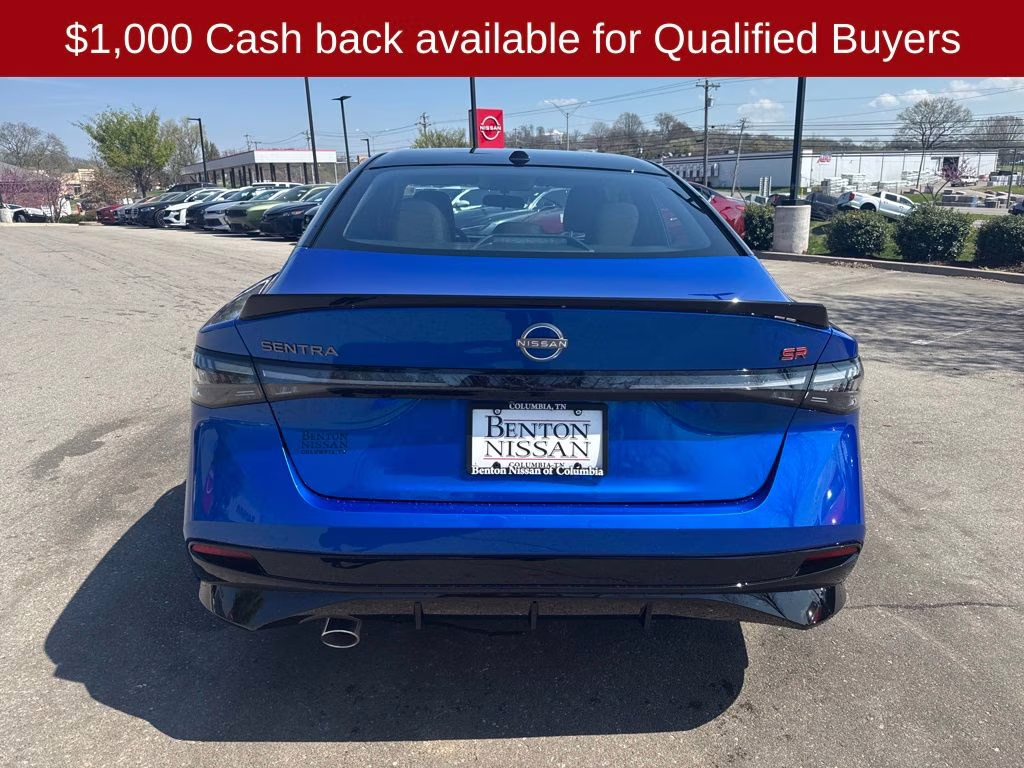 2026 Bluestone Pearl/Super Blk Nissan Sentra SR FWD Sedan