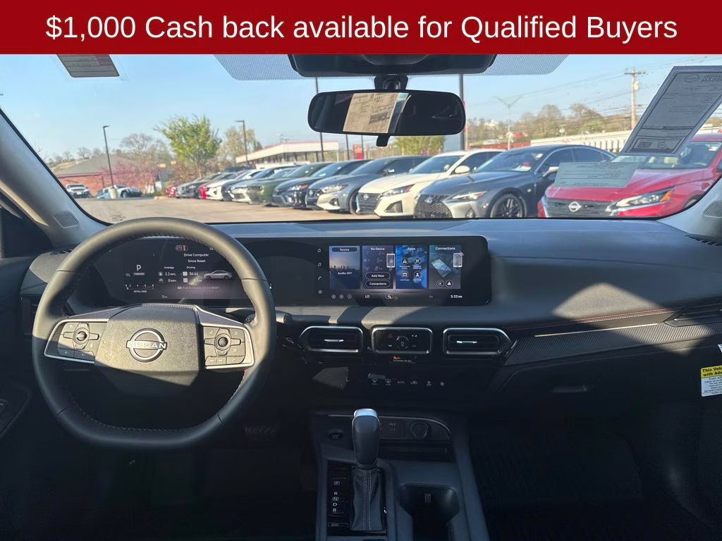 2026 Aspen White/Super Black Nissan Sentra SR FWD Sedan