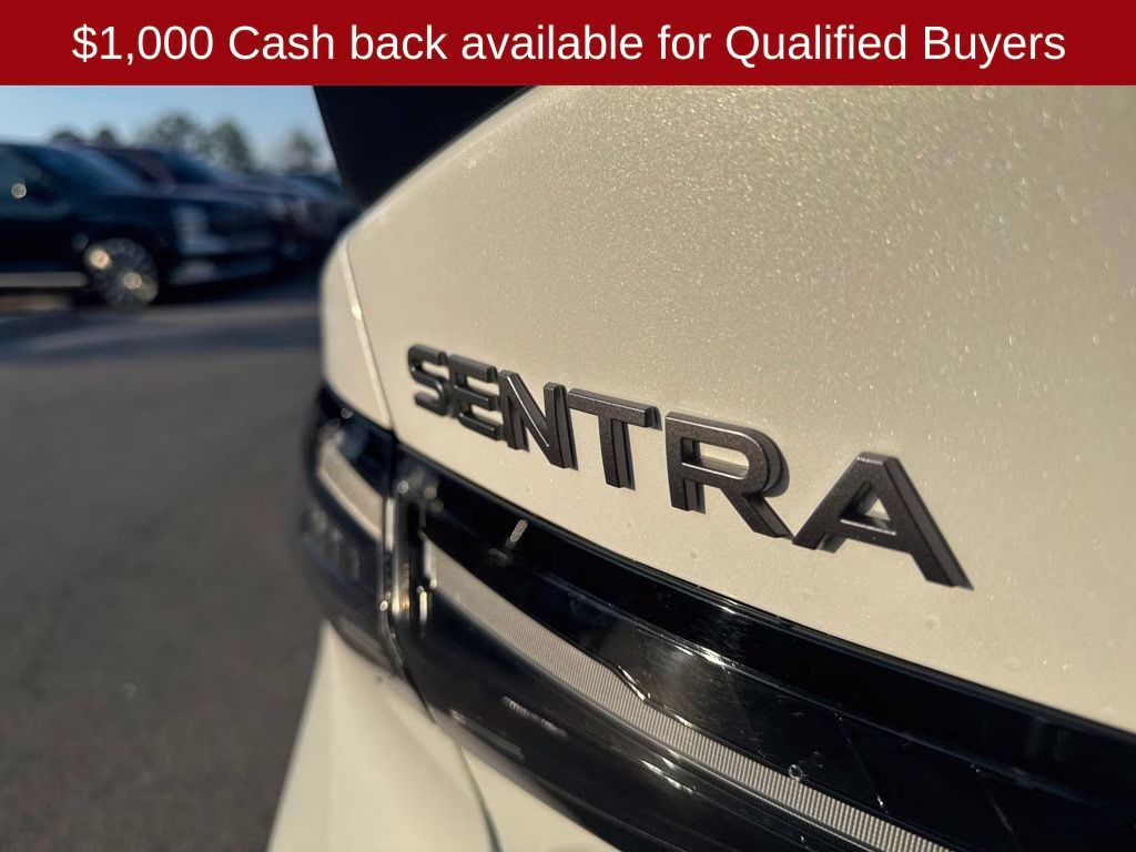 2026 Aspen White/Super Black Nissan Sentra SR FWD Sedan