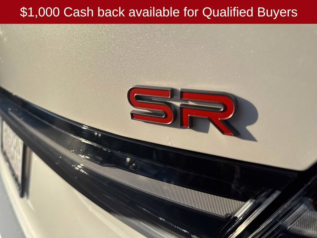 2026 Aspen White/Super Black Nissan Sentra SR FWD Sedan