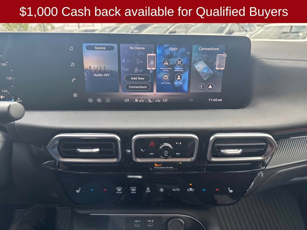 2026 Aspen White/Super Black Nissan Sentra SR FWD Sedan