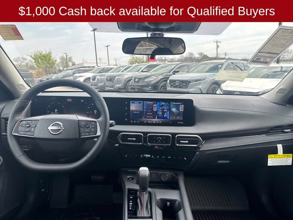 2026 Aspen White/Super Black Nissan Sentra SR FWD Sedan