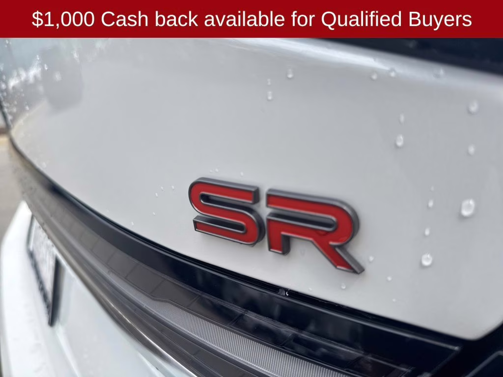 2026 Aspen White/Super Black Nissan Sentra SR FWD Sedan