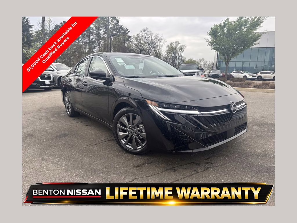 2026 Super Black Nissan Sentra SL FWD Sedan