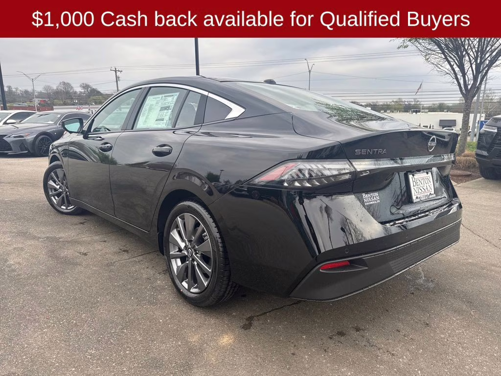 2026 Super Black Nissan Sentra SL FWD Sedan
