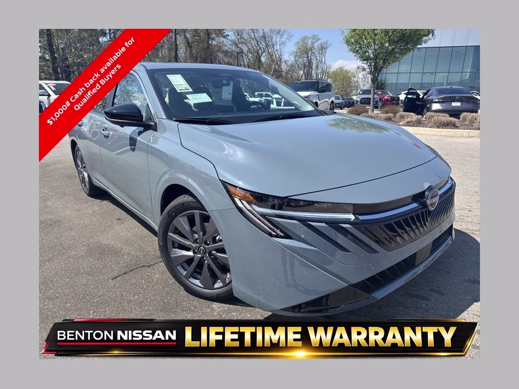 2026 Atlantic Gray Metallic Nissan Sentra SL FWD Sedan