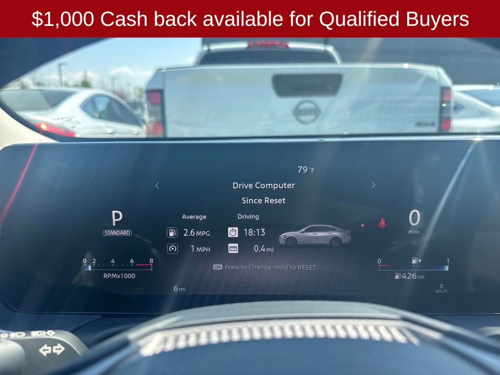 2026 Atlantic Gray Metallic Nissan Sentra SL FWD Sedan