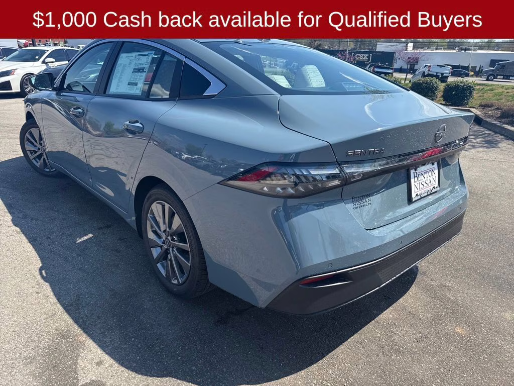 2026 Atlantic Gray Metallic Nissan Sentra SL FWD Sedan