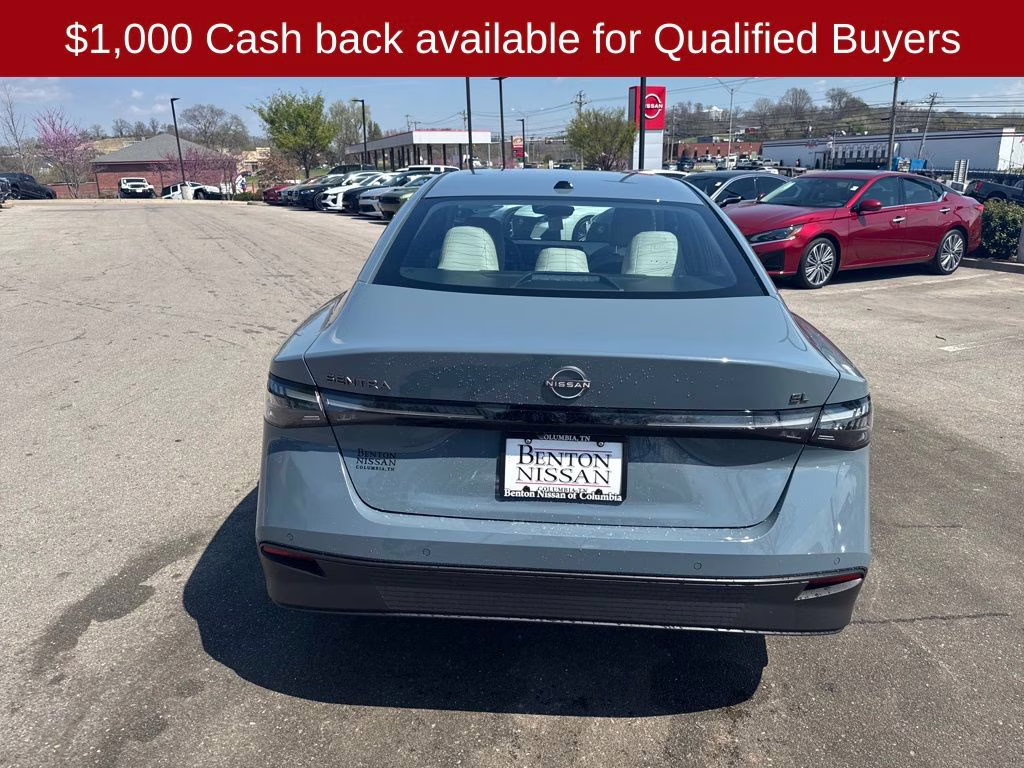 2026 Atlantic Gray Metallic Nissan Sentra SL FWD Sedan