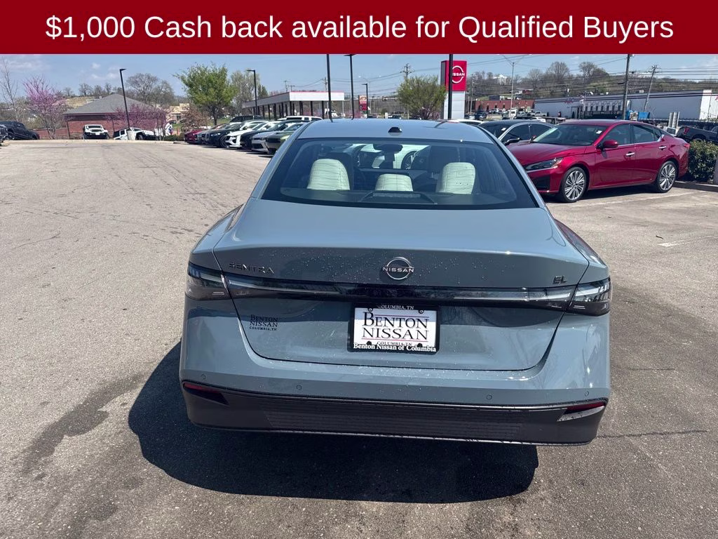 2026 Atlantic Gray Metallic Nissan Sentra SL FWD Sedan