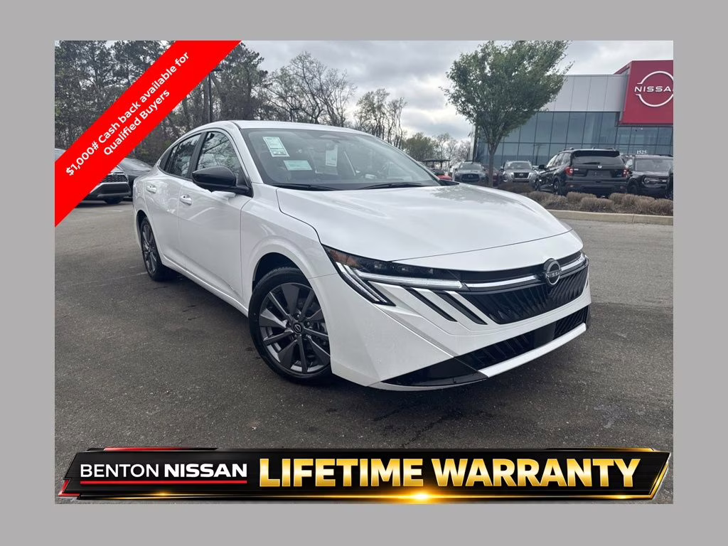 2026 Aspen White Tricoat Nissan Sentra SL FWD Sedan