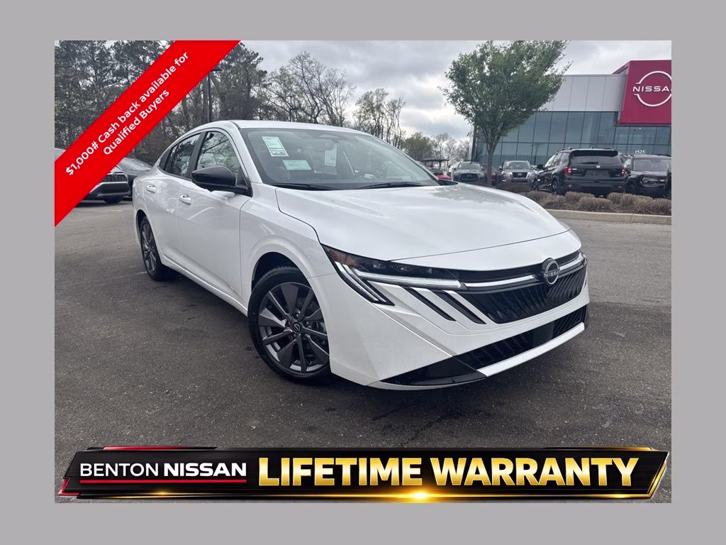 2026 Aspen White Tricoat Nissan Sentra SL FWD Sedan