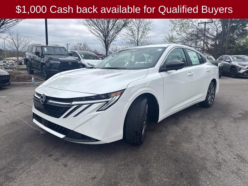 2026 Aspen White Tricoat Nissan Sentra SL FWD Sedan