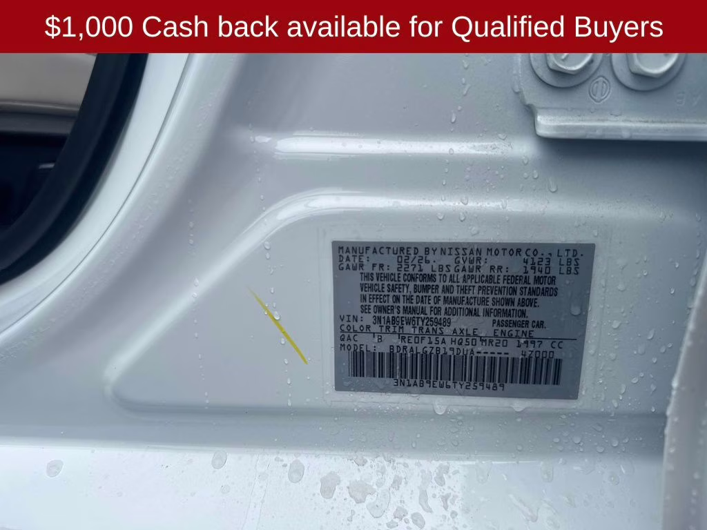 2026 Aspen White Tricoat Nissan Sentra SL FWD Sedan