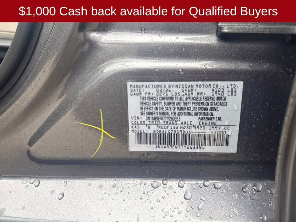 2026 Gun Metallic Nissan Sentra SL FWD Sedan