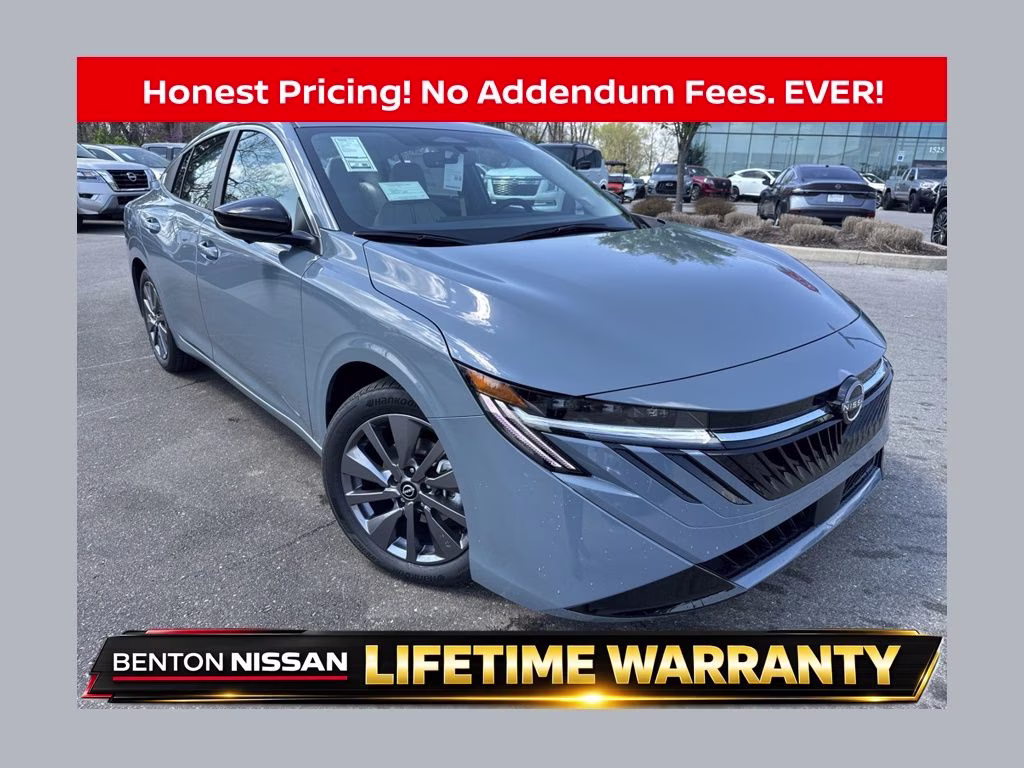 2026 Atlantic Gray Metallic Nissan Sentra SL FWD Sedan