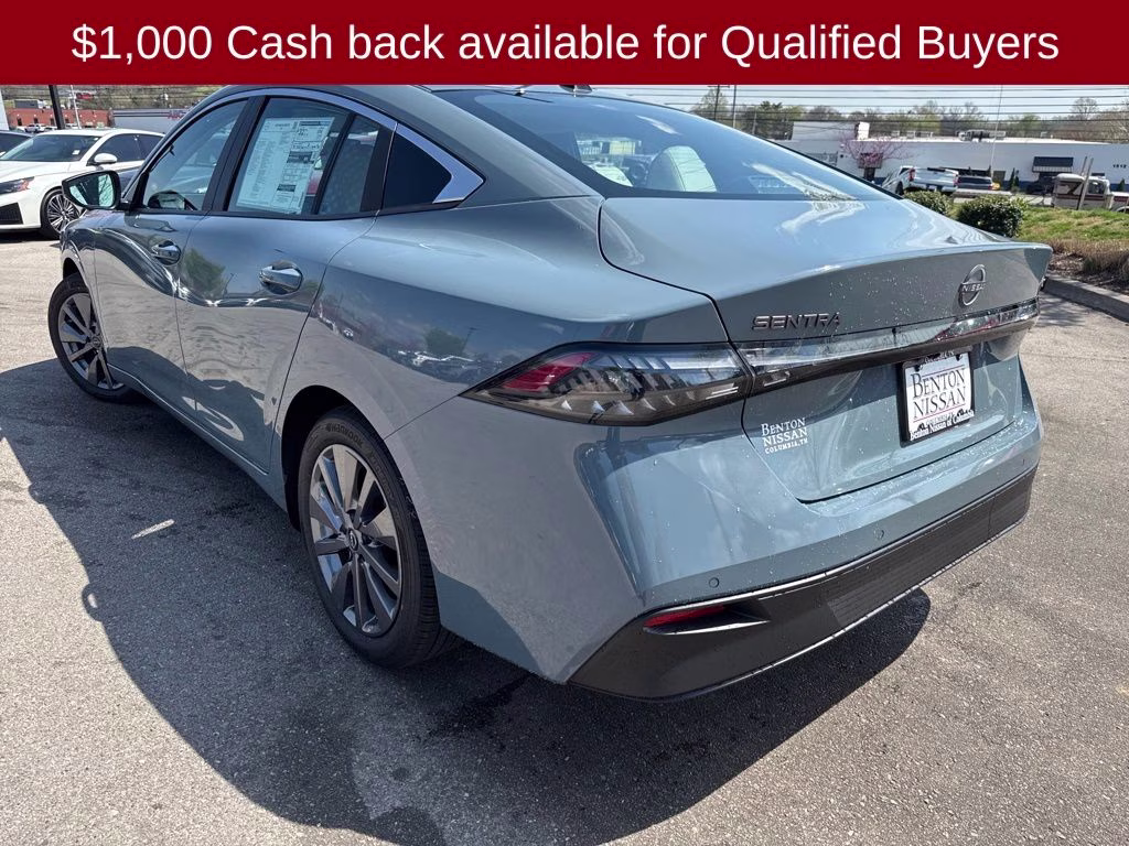 2026 Atlantic Gray Metallic Nissan Sentra SL FWD Sedan