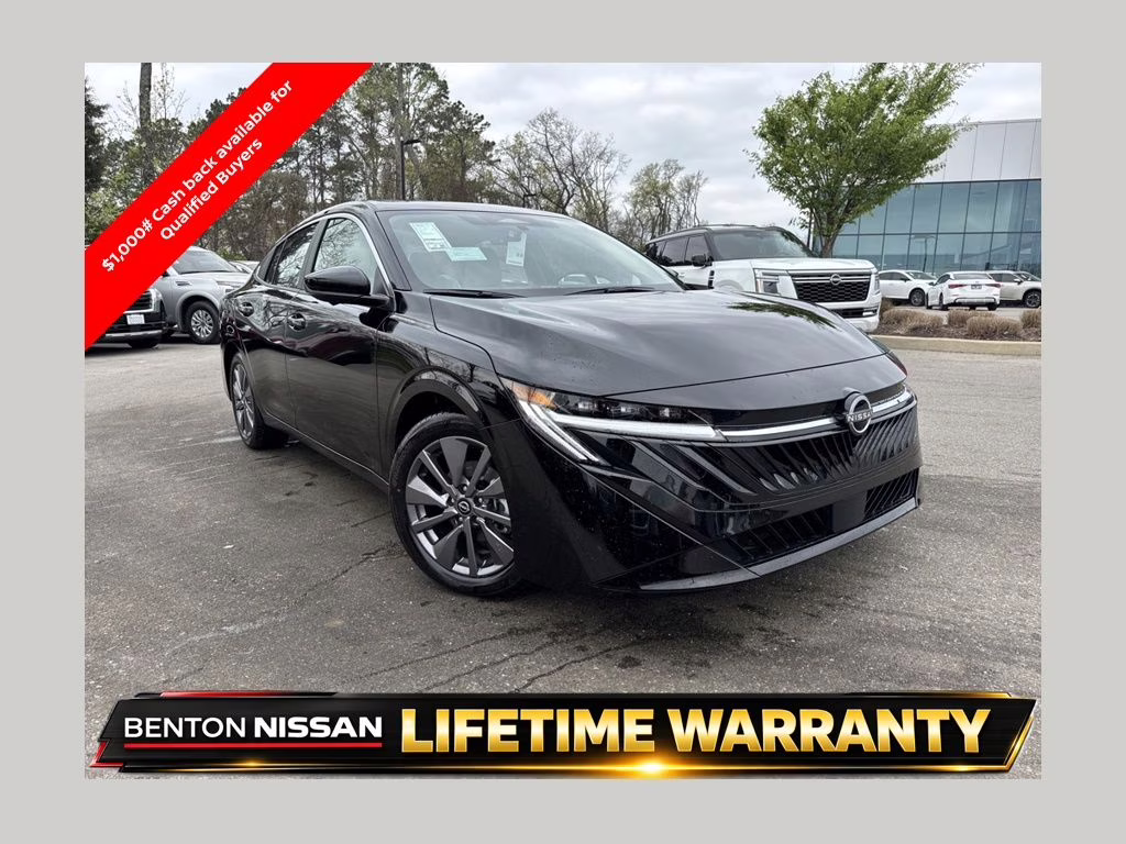 2026 Super Black Nissan Sentra SL FWD Sedan