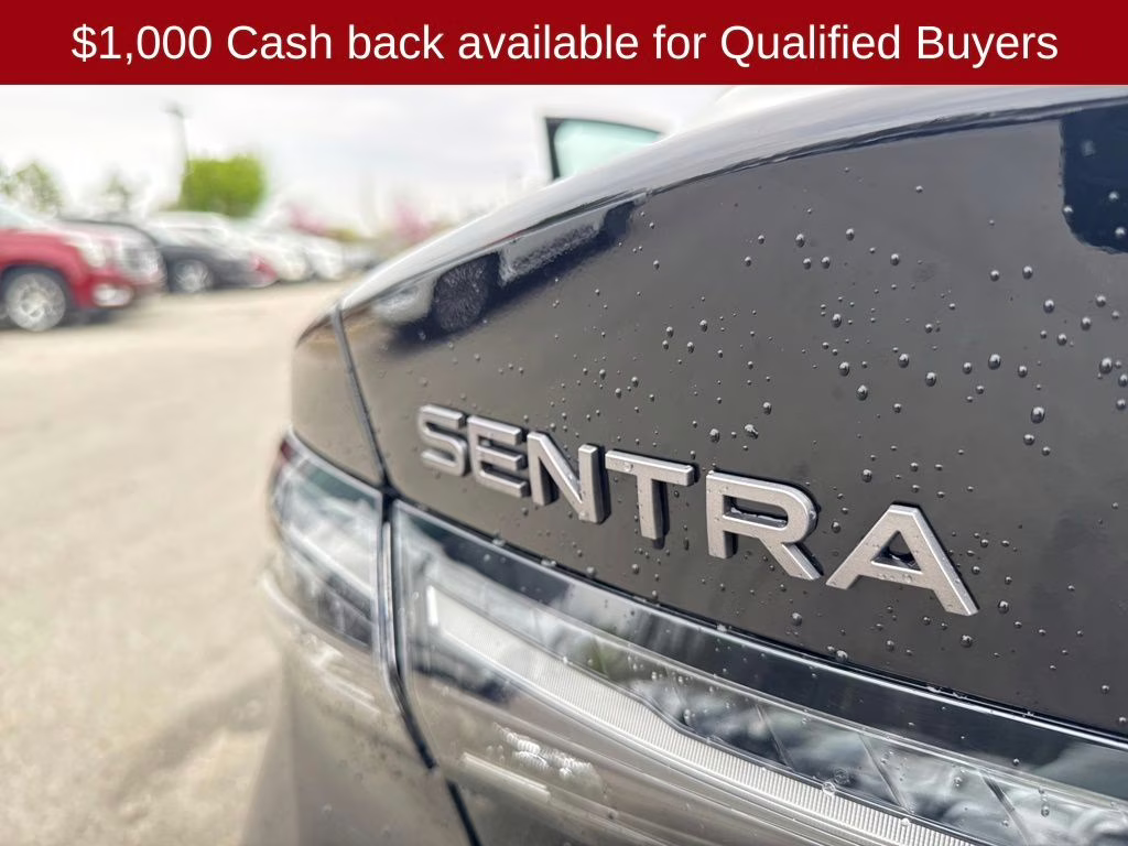 2026 Super Black Nissan Sentra SL FWD Sedan