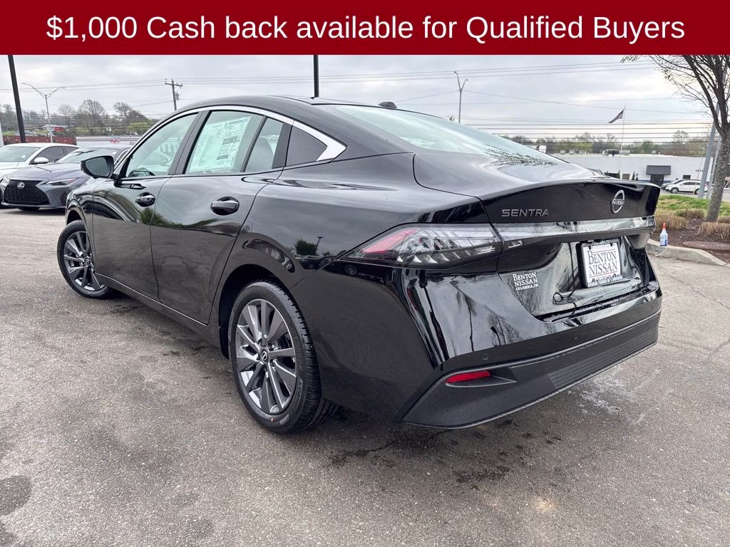 2026 Super Black Nissan Sentra SL FWD Sedan