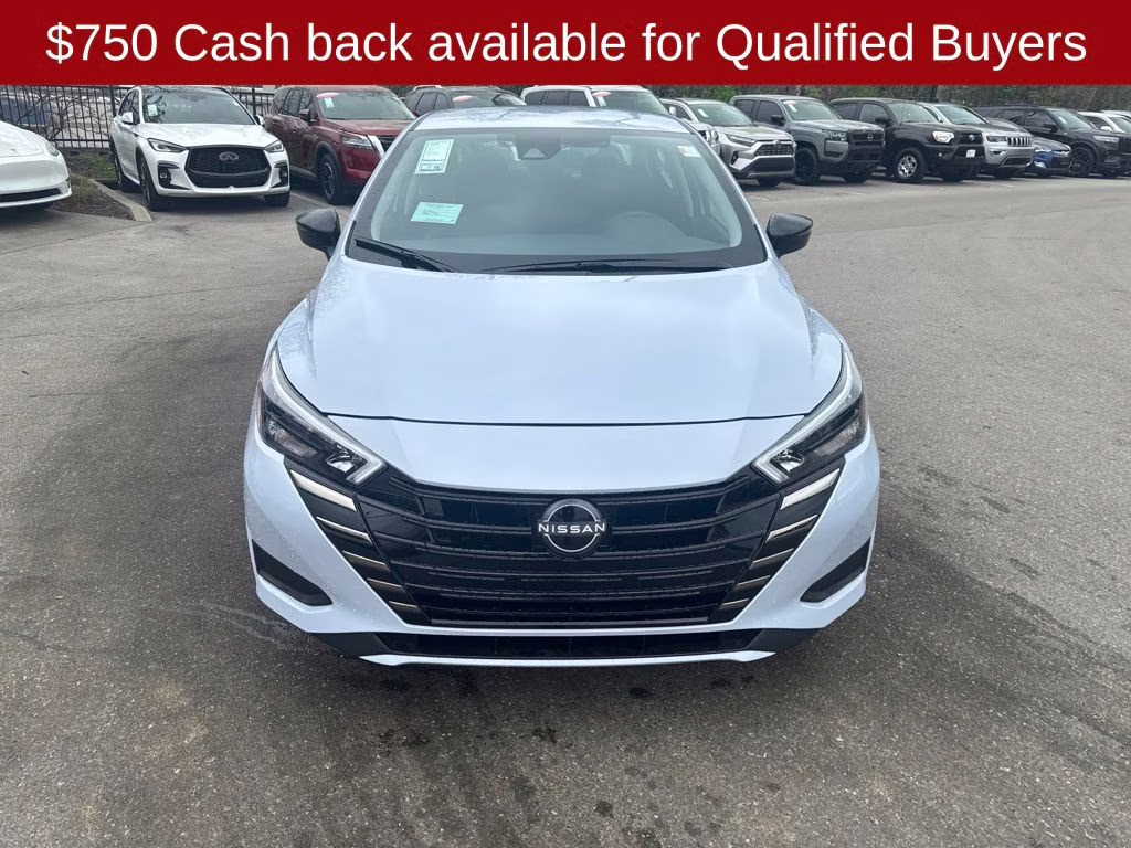 2025 Gray Sky Pearl Nissan Versa 1.6 SR FWD Sedan