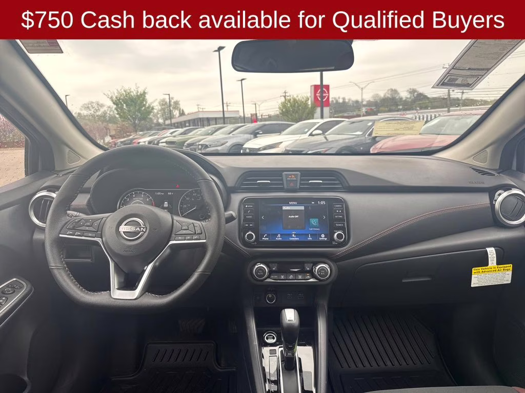 2025 Gray Sky Pearl Nissan Versa 1.6 SR FWD Sedan