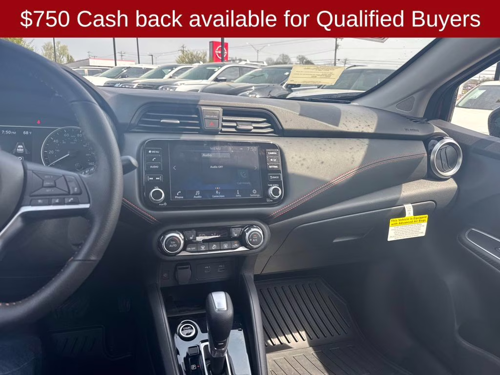 2025 Scarlet Ember Tintcoat Nissan Versa 1.6 SR FWD Sedan