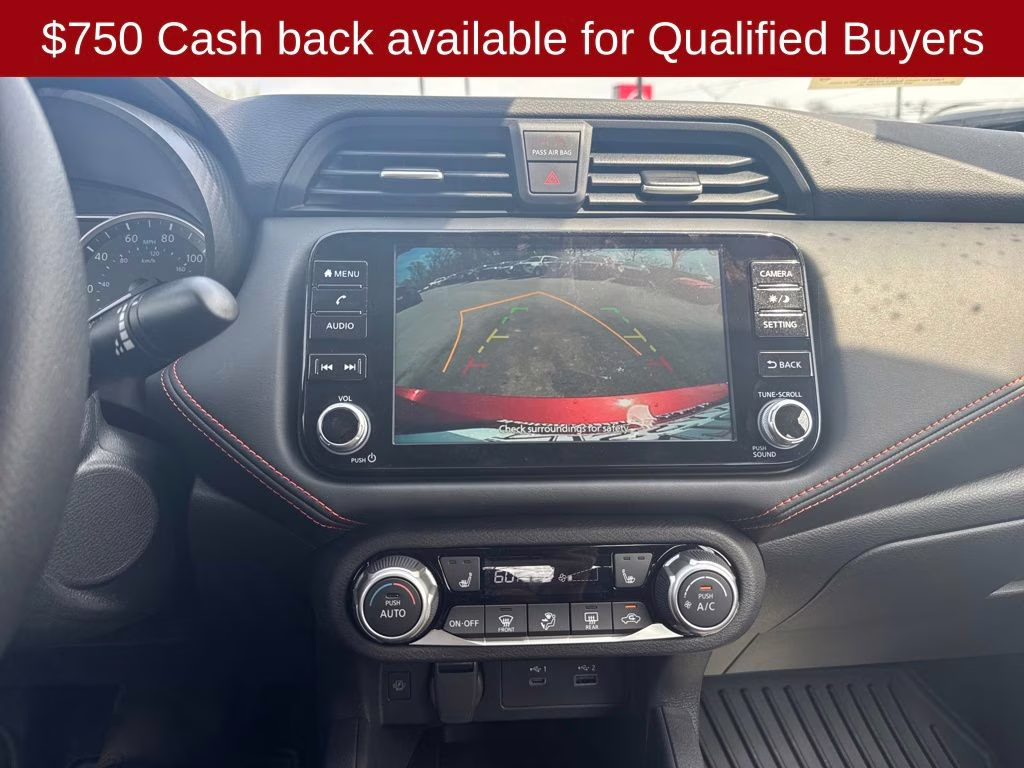 2025 Scarlet Ember Tintcoat Nissan Versa 1.6 SR FWD Sedan