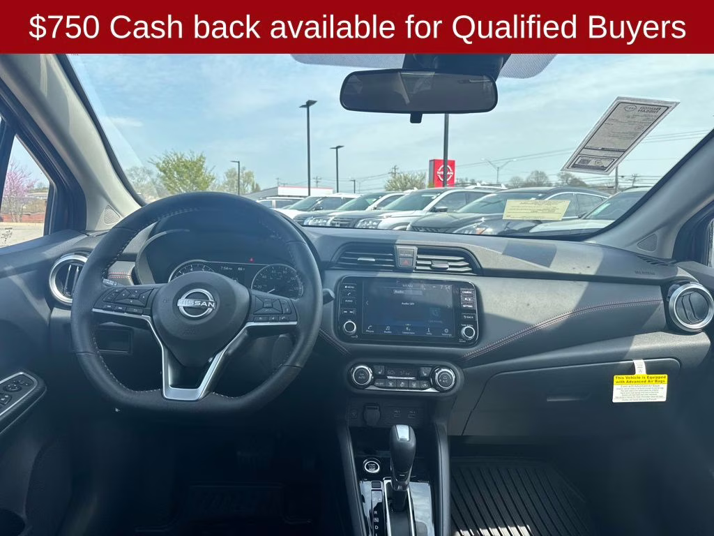 2025 Scarlet Ember Tintcoat Nissan Versa 1.6 SR FWD Sedan