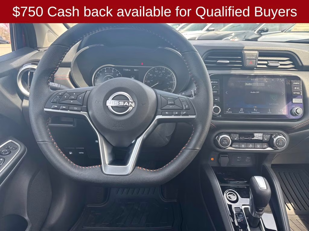 2025 Scarlet Ember Tintcoat Nissan Versa 1.6 SR FWD Sedan