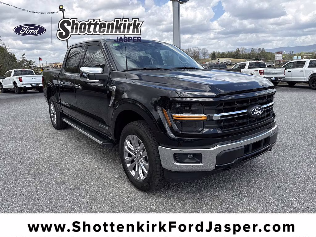 2024 Black Metallic Ford F-150 XLT 4X4 Truck